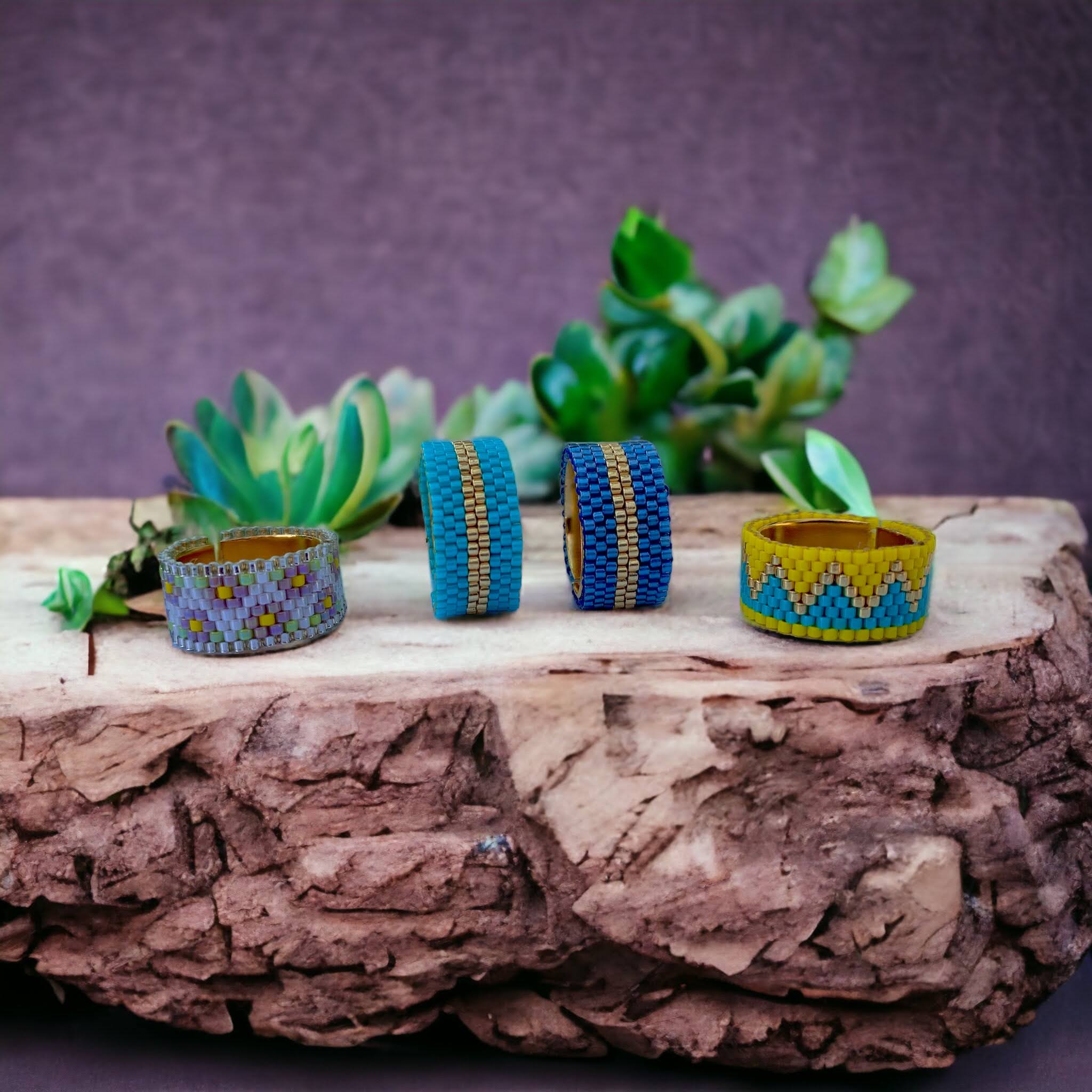 Beaded Horizon Rings