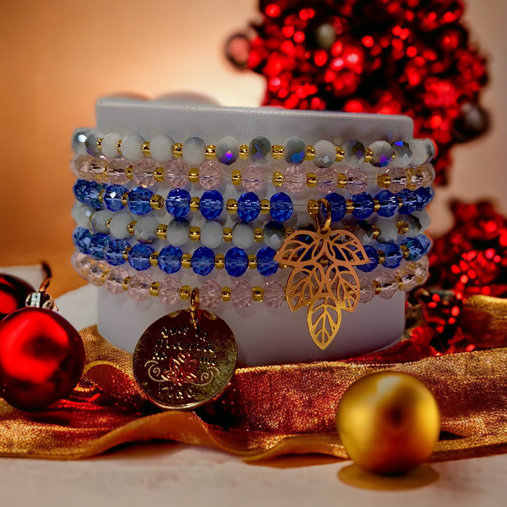 Midnight Bloom Bracelet Set