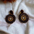 Golden Cacao Eclipse Earrings