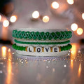 Emerald Love Bracelet Set