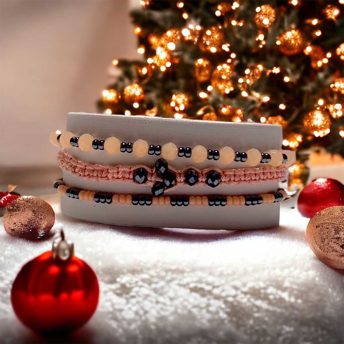 Midnight Blush Bracelet Set